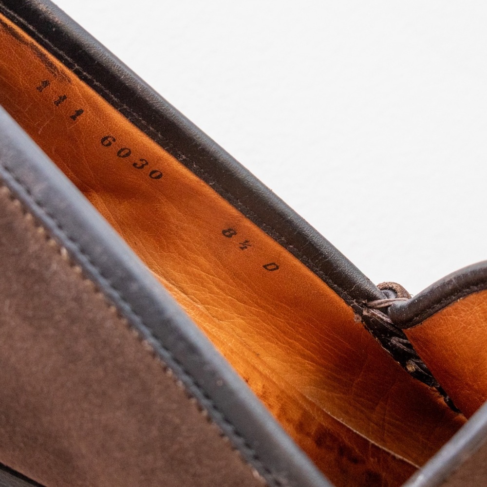 Gucci Men's Horsebit Loafers Brown Suede Slip-On Lug Sole Tom Ford Era -US.8.5 - Picture 14 of 14